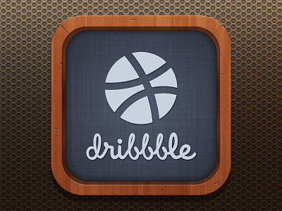 App Icon app icon dribbble ios icon linen wooden apps wooden icon