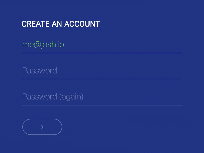 Daily UI - day 1, sign up form sign up create account signup form dailyui