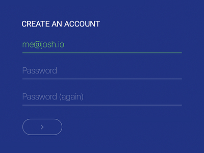 Daily UI - day 1, sign up form create account dailyui sign up signup form