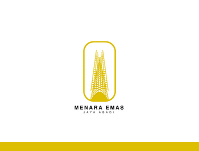 Menara Emas illustration logo vector