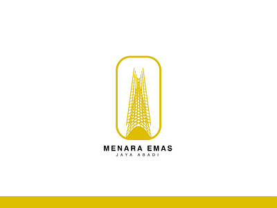 Menara Emas illustration logo vector