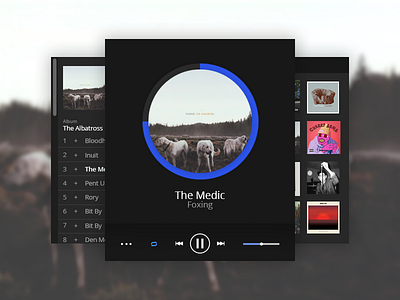 Music Player daily ui design interface minimal music player simple ui ux website