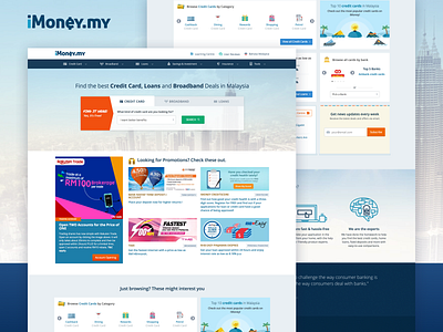 iMoney - Landing page