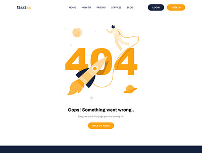 404 Error Page app design graphic design illustration typography ui ux vector