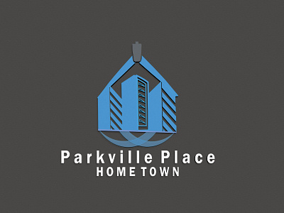 Parkkville home town logo Design