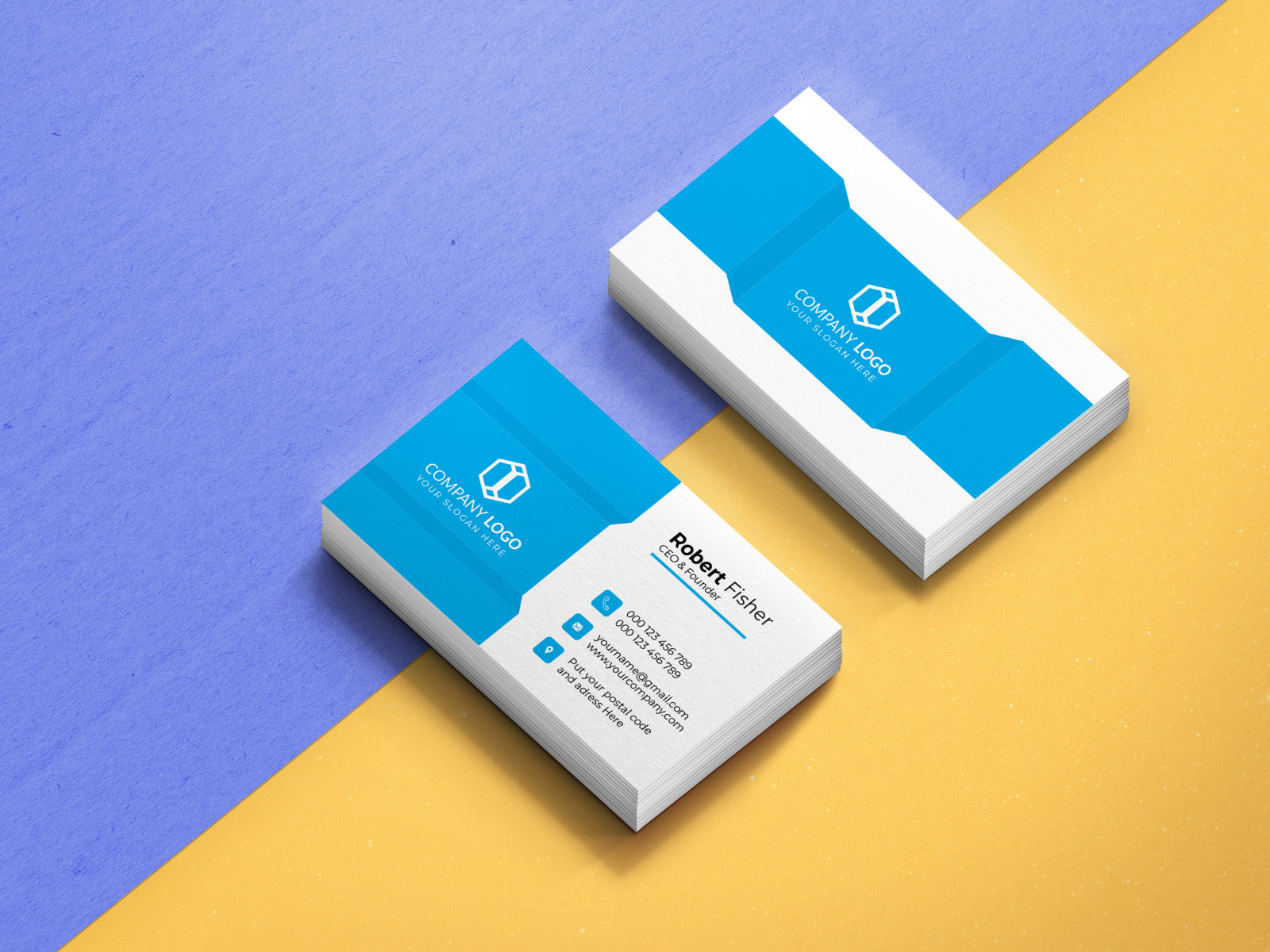 Minimalist Business Card Design by Riday Khan on Dribbble