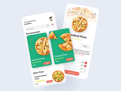 Pizza Delivery App by Pandu Pangestu on Dribbble