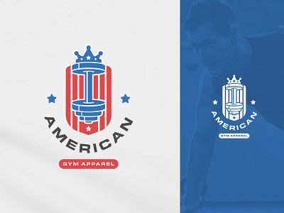 American Gym Logo branding graphic design logo logo design