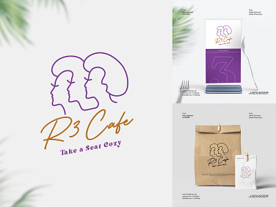 R3 Cafe and Resto branding design graphic design logo logo design logoforsale logogram logos