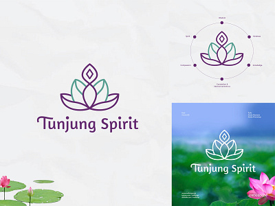Tunjung Spirit branding design graphic design logo logo design logoforsale logogram logos