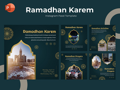 Instagram Feed - Ramadhan karem branding creative design graphic presentation presentation layout presentation template presentations ramadan