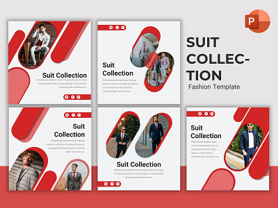 Instagram Feed - Suit Collection branding creative design fashion graphic presentation presentation layout presentation template presentations