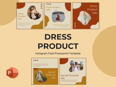 Instagram Feed - Dress Product branding creative design fashion graphic presentation presentation layout presentation template presentations