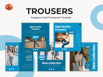 Instagram Feed - Tousers branding creative design fashion graphic presentation presentation layout presentation template presentations