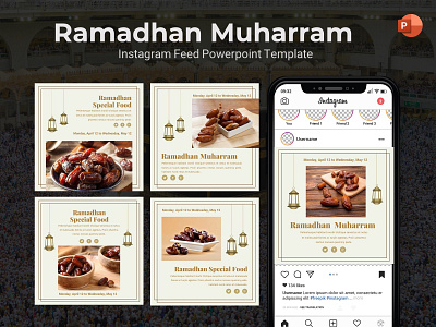Instagram Feed - Ramadhan Muharram branding creative design graphic presentation presentation layout presentation template presentations ramadan