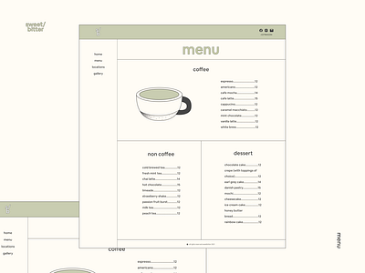 Menu Page