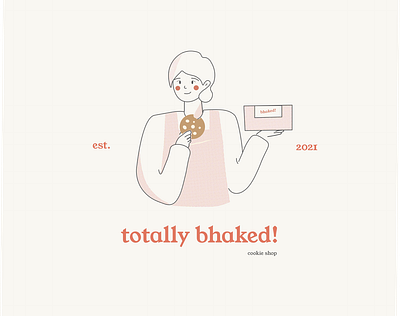 Cookie Shop Branding branding illustration