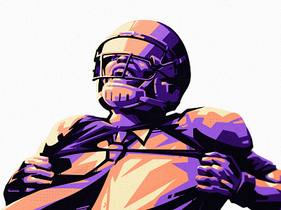 GP illustration american football branding football helmet identity illustration office player shirt sport sports vector