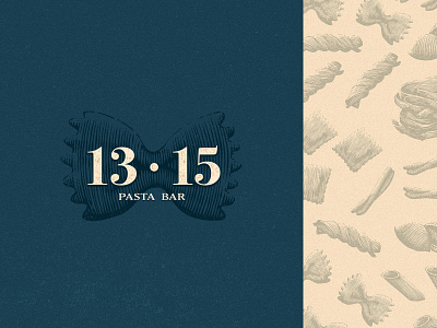 1315 Pasta Bar branding cosy engraving food identity illustration logo pasta pattern pizza restaurant simple vintage