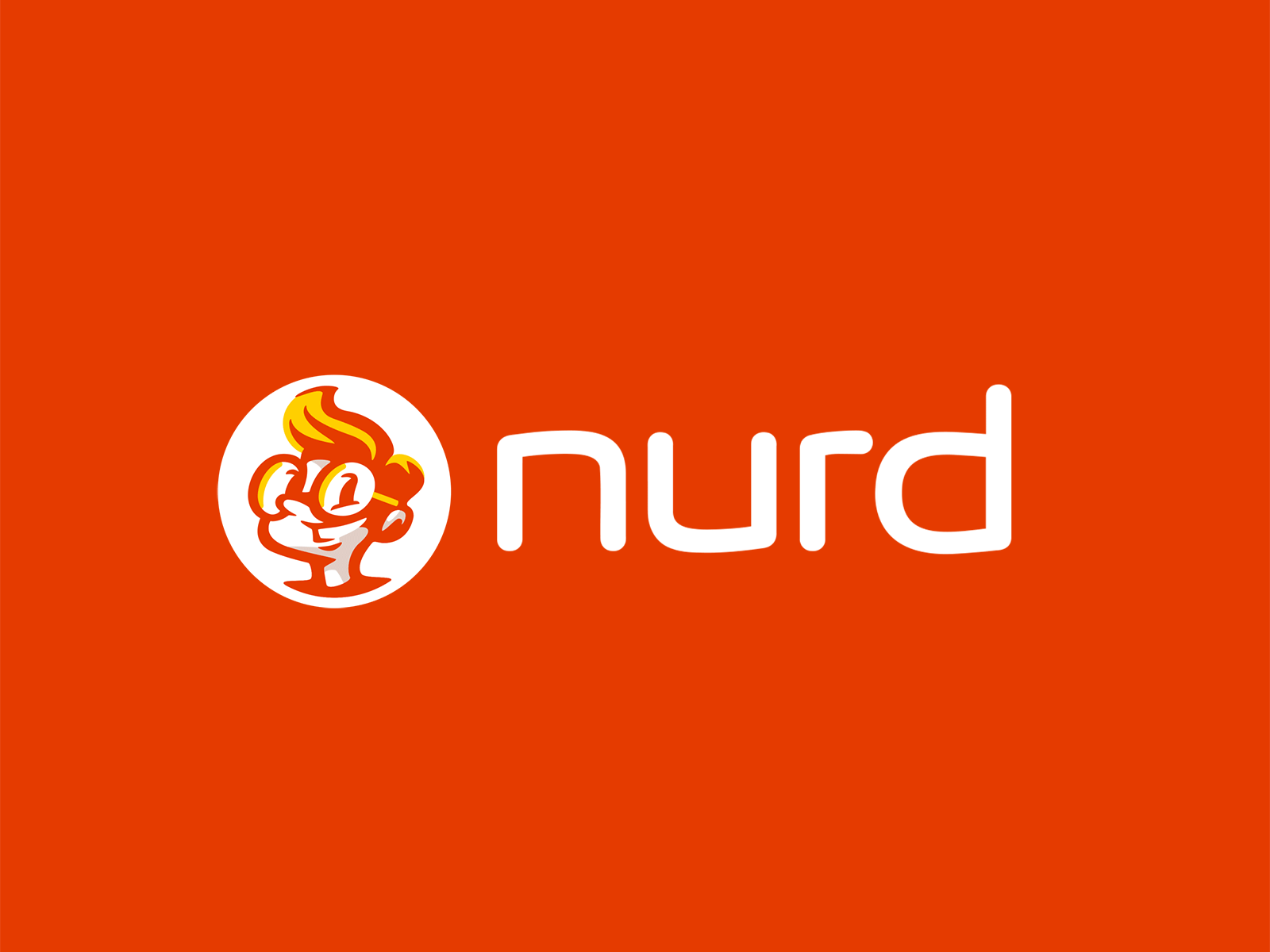Nurd animation badge branding geek icon identity illustration logo logotype mascot motion graphics nerd simple