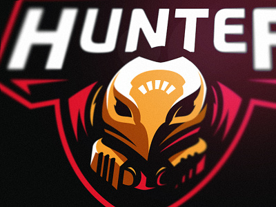 Destiny hunter logo brand destiny esports gaming identity logo logotype mmo sports