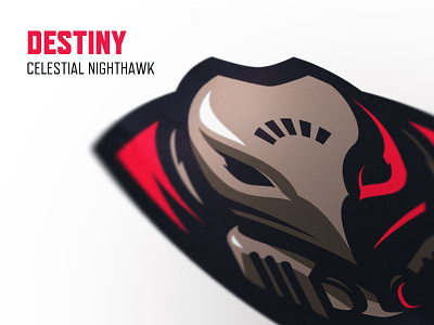 Celestial nighthawk branding celestial nighthawk design destiny esports gaming helmet logo mascot sports