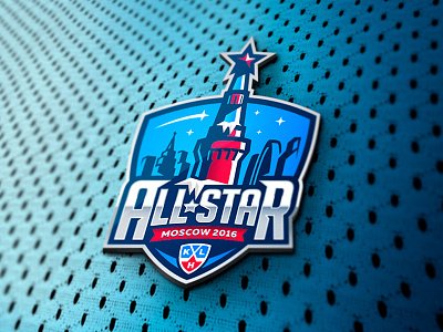 Moscow All-star Game logo design branding hockey identity khl logo logotype moscow nhl sports
