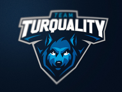 Team Turquality branding esports game identity logo logotype mascot sports team turquality wolf