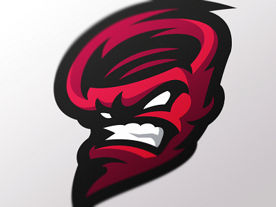 Redstorm branding design esports gaming hurricane logo mascot sports storm tornado