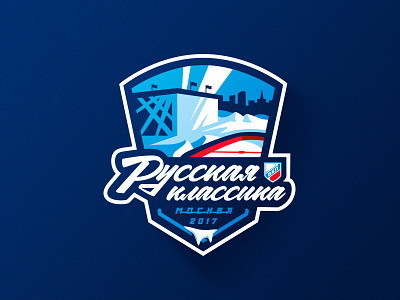 Russian Classic concept branding design hockey logo moscow sports winter classic