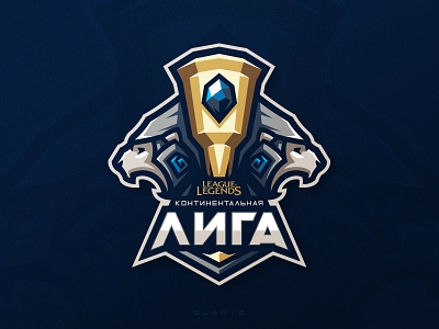 Continental League - League of Legends branding continental league cup dlanid esports gaming league of legends logo logotype mascot sport sports