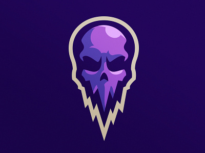 Skull bone branding death identity logo logotype mascot scary skull sport sports xbox