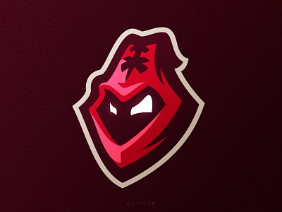 Minion clash design dlanid hood identity league of legends logo mascot minion scary