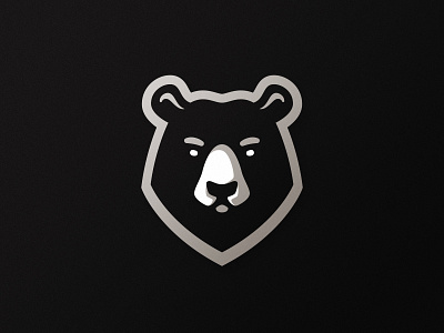 Black bear bear beast branding design dlanid esports gaming icon identity illustration logo logotype mascot sport sports