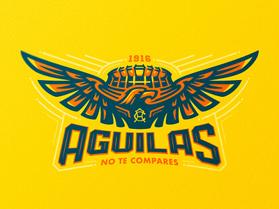 Aguilas aguilas badge branding dlanid eagle football identity illustration logo logotype mascot mexico soccer sport sports