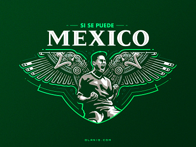 FC Mexico badge dlanid fifa football identity illustration logo logo badges logo mark logotype mark mascot maya mexico soccer sport sports sports logo world cup