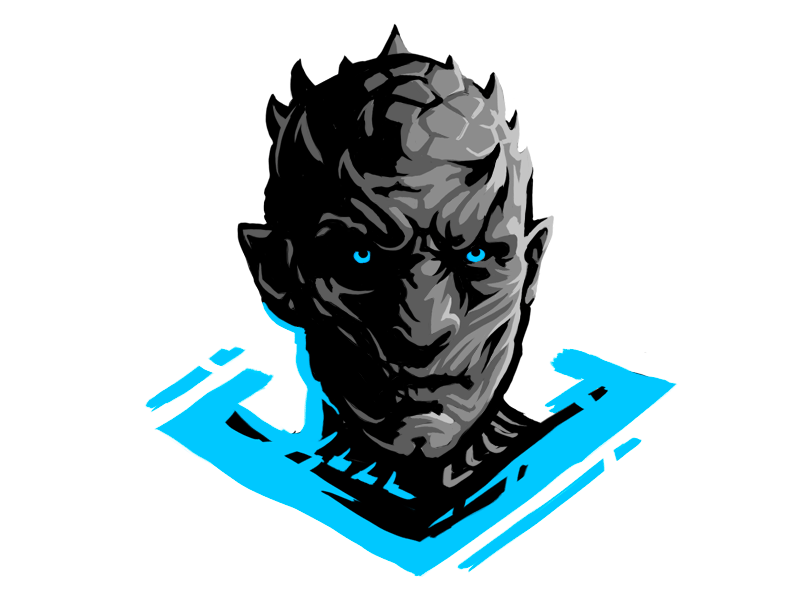 Night King branding death design dlanid game of thrones got hiwow ice identity illustration logo logotype mascot night king