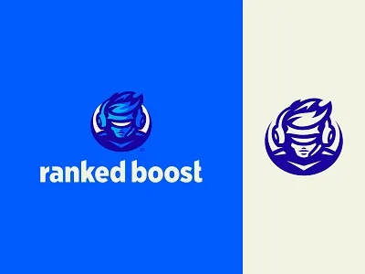 Ranked boost branding design dlanid esport logo esports esports logo gaming hiwow identity illustration logo logotype mark mascot robot logo sport sports sports logo streamer logo vector