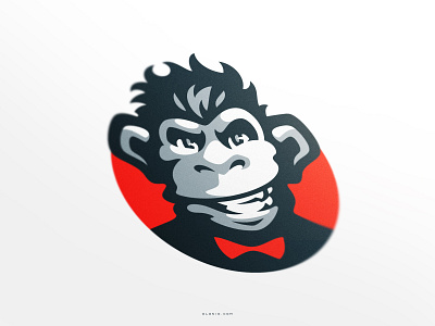 Magoni ape chimp dlanid esports gorila hiwow logo logotype mark mascot sports