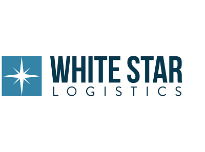 White Star Logistics logo branding design graphic design logo typography vector