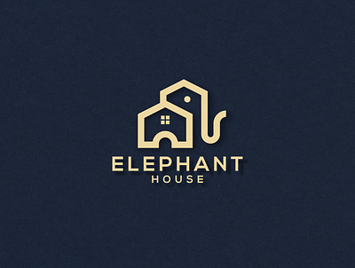 elephant house animation art branding design graphic design icon illustration logo minimal typography