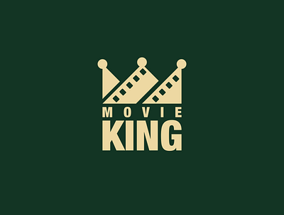 movie king design graphic design icon illustration logo minimal typography