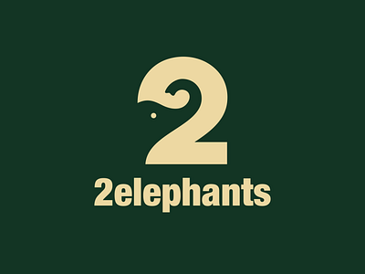 2 elephants