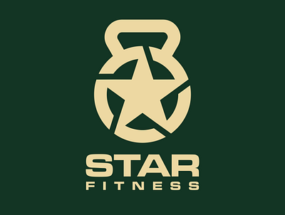 star fitness branding design graphic design icon illustration logo minimal typography vector