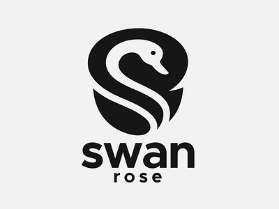 SWAN ROSE agency design graphic design icon illustration logo minimal typography vector