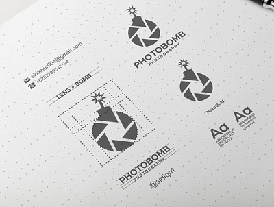 photo bomb branding design graphic design icon illustration logo minimal typography vector