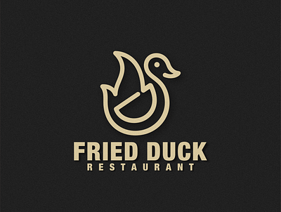 fried duck agency agencylogo branding clean design graphic design icon illustration logo logodesign logos minimal modern vector