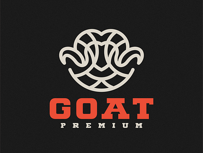 GOAT agency animals design goat graphic design icon illustration logo minimal typography