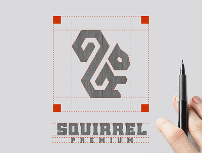 SQUIRREL agency design flat graphic design icon logo logos minimal modern simple squirrel vector