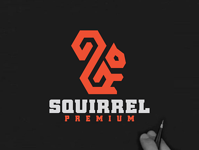 squirrel agency agencylogo companylogo design flatdesign graphic design icon logo logos minimal modern simple squirrel